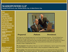 Tablet Screenshot of markspowers.com